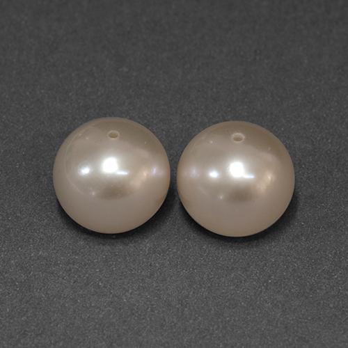 6.95 ct Pink Pearl Gemstone, Pearl Gem in Drilled Sphere Shape for Sale.