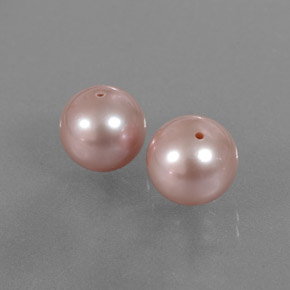 6.62 ct Pink Pearl Stone, Natural Pearl in Drilled Sphere Shape for Sale