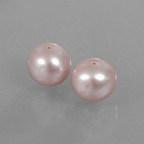 6.85 ct Pink Pearl Stone, Natural Pearl in Drilled Sphere Shape for Sale