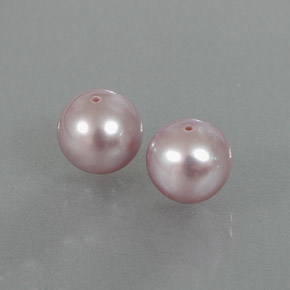 6.11 ct Pink Pearl Stone, Natural Pearl in Drilled Sphere Shape for Sale