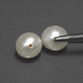Pearl Gemstone in 5.9 mm Size for Sale, Pearl Stone in Cream Color