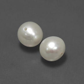 2.68 ct Cream Pearl Stone, Natural Pearl in Drilled Sphere Shape for Sale