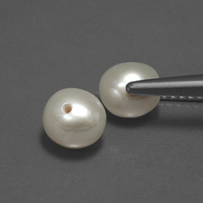 Pearl Gemstone in 5.8 mm Size for Sale, Pearl Stone in Cream Color