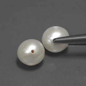 Pearl Gemstone in 6.2 mm Size for Sale, Pearl Stone in Cream Color