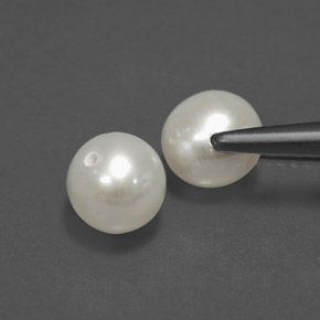Pearl Gemstone in 6.2 mm Size for Sale, Pearl Stone in Cream Color