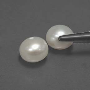 Pearl Gemstone in 6.2 mm Size for Sale, Pearl Stone in Cream Color