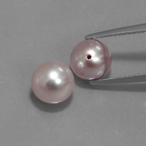5.5ct Half-Drilled Sphere Silver Pink Pearl for sale thumb image of 5.5ct Half-Drilled Sphere Silver Pink Pearl (ID: 361800)