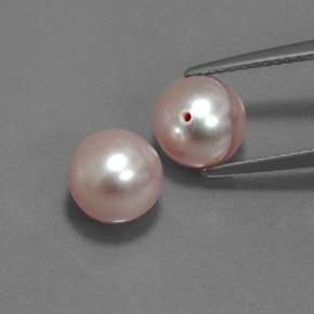 5.7ct Half-Drilled Sphere Silver Pink Pearl for sale thumb image of 5.7ct Half-Drilled Sphere Silver Pink Pearl (ID: 361801)