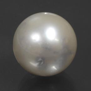 14.54 ct Gray Pearl Stone, Natural Pearl in Spherical Shape for Sale