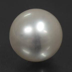 12.39 ct Gray Pearl Stone, Natural Pearl in Spherical Shape for Sale