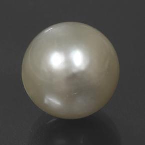 10.48 ct Cream Pearl Stone, Natural Pearl in Spherical Shape for Sale