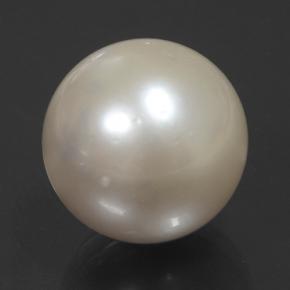 Pearl Gemstone in 12.7 mm Size for Sale, Pearl Stone in Cream Color