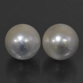 24.53 ctw Gray Pearl Gemstones, Pearl Gems in Spherical Shape for Sale.