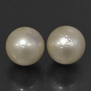 22.23 ctw Gray Pearl Gemstones, Pearl Gems in Spherical Shape for Sale.