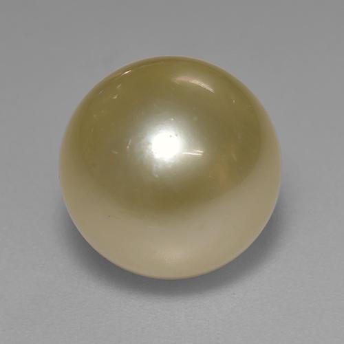 8ct Medium Yellow Pearl Gem from South Sea