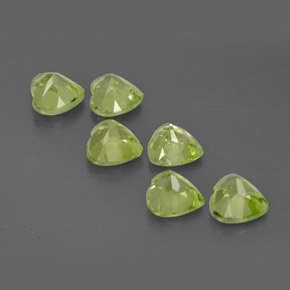 Peridot Gemstone in 5 x 5 mm (calibrated) Size for Sale, Peridot Stone in Lively Green Color