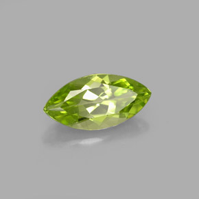 1.05 ct Green Peridot Stone, Natural Peridot in Marquise Facet Shape for Sale