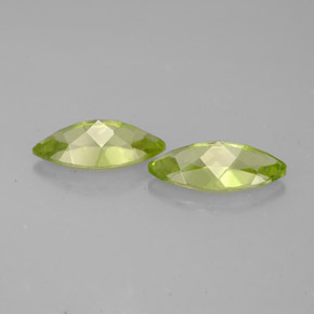 Peridot Gemstone in 10 x 5 mm (calibrated) Size for Sale, Peridot Stone in Lively Green Color