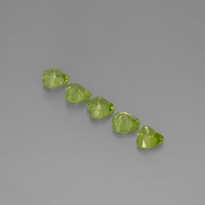 Peridot Gemstone in 5 x 5 mm (calibrated) Size for Sale, Peridot Stone in Lively Green Color
