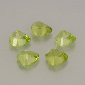 Peridot Gemstone in 5 x 5 mm (calibrated) Size for Sale, Peridot Stone in Lively Green Color