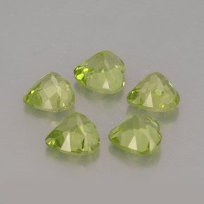 Peridot Gemstone in 5 x 5 mm (calibrated) Size for Sale, Peridot Stone in Lively Green Color