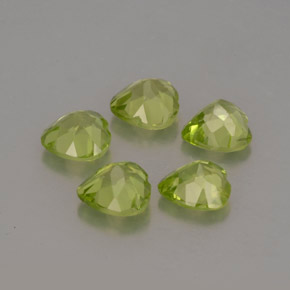 Peridot Gemstone in 5 x 5 mm (calibrated) Size for Sale, Peridot Stone in Lively Green Color