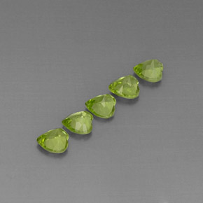 Peridot Gemstone in 5 x 5 mm (calibrated) Size for Sale, Peridot Stone in Lively Green Color