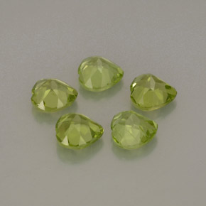 Peridot Gemstone in 5 x 5 mm (calibrated) Size for Sale, Peridot Stone in Lively Green Color