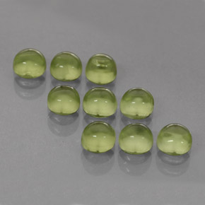 Peridot Gemstone in 4 mm (calibrated) Size for Sale, Peridot Stone in Lively Green Color