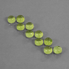 Peridot Gemstone in 4 mm (calibrated) Size for Sale, Peridot Stone in Lively Green Color