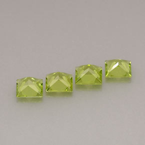 Peridot Gemstone in 5 x 5 mm (calibrated) Size for Sale, Peridot Stone in Lively Green Color
