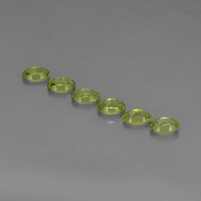 Peridot Gemstone in 6.3 x 4.2 mm Size for Sale, Peridot Stone in Lively Green Color