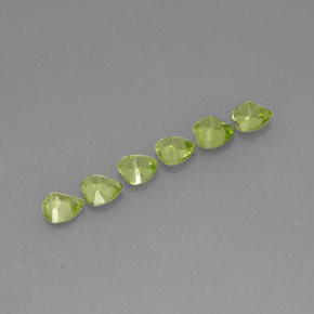 Peridot Gemstone in 5 x 5 mm (calibrated) Size for Sale, Peridot Stone in Lively Green Color
