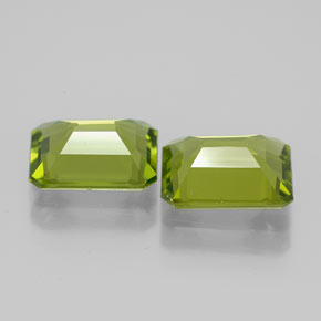 Peridot Gemstone in 9 x 7 mm (calibrated) Size for Sale, Peridot Stone in Lively Green Color