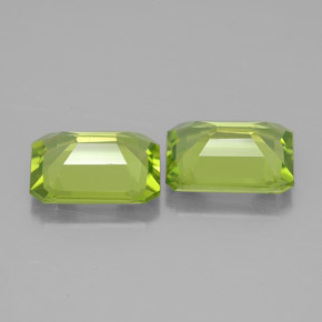 Peridot Gemstone in 9 x 7 mm (calibrated) Size for Sale, Peridot Stone in Lively Green Color