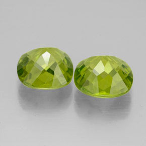 Peridot Gemstone in 8.7 x 8.6 mm Size for Sale, Peridot Stone in Lively Green Color