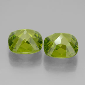 Peridot Gemstone in 8.9 x 8.8 mm Size for Sale, Peridot Stone in Lively Green Color