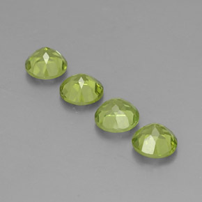 Peridot Gemstone in 6 mm (calibrated) Size for Sale, Peridot Stone in Lively Green Color