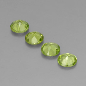 Peridot Gemstone in 6 mm (calibrated) Size for Sale, Peridot Stone in Lively Green Color