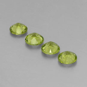 Peridot Gemstone in 6 mm (calibrated) Size for Sale, Peridot Stone in Lively Green Color