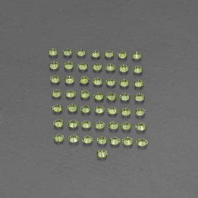 Peridot Gemstone in 2 mm (calibrated) Size for Sale, Peridot Stone in Lively Green Color