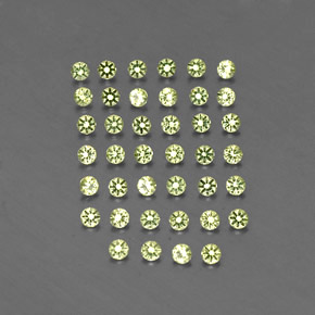 1.17 ct Green Peridot Gemstone, Peridot Gem in Diamond-Cut Shape for Sale.