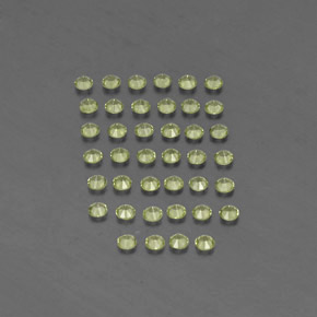 Peridot Gemstone in 2 mm (calibrated) Size for Sale, Peridot Stone in Lively Green Color