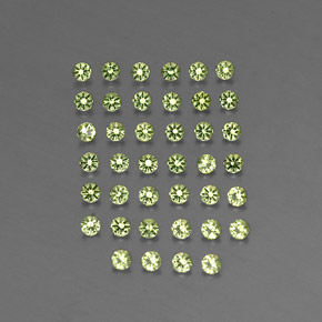 1.16 ct Green Peridot Gemstone, Peridot Gem in Diamond-Cut Shape for Sale.