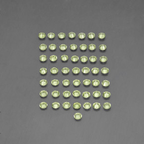 Peridot Gemstone in 2 mm (calibrated) Size for Sale, Peridot Stone in Lively Green Color