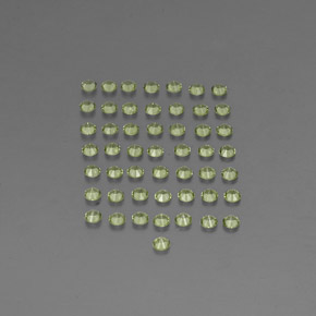 Peridot Gemstone in 2 mm (calibrated) Size for Sale, Peridot Stone in Lively Green Color