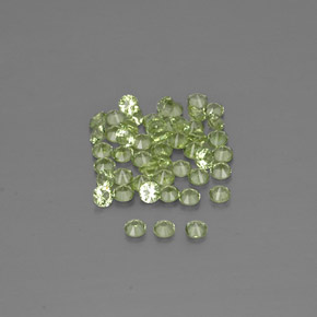 Peridot Gemstone in 2 mm (calibrated) Size for Sale, Peridot Stone in Lively Green Color