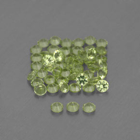 Peridot Gemstone in 2 mm (calibrated) Size for Sale, Peridot Stone in Lively Green Color