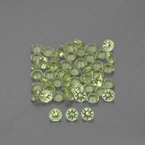 Lime Green Peridot Gem - 0ct Diamond-Cut (ID: 341621)