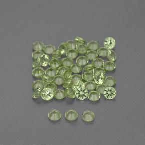 Peridot Gemstones in 2 mm (calibrated) Size for Sale, Peridot Stones in Yellow Green Color